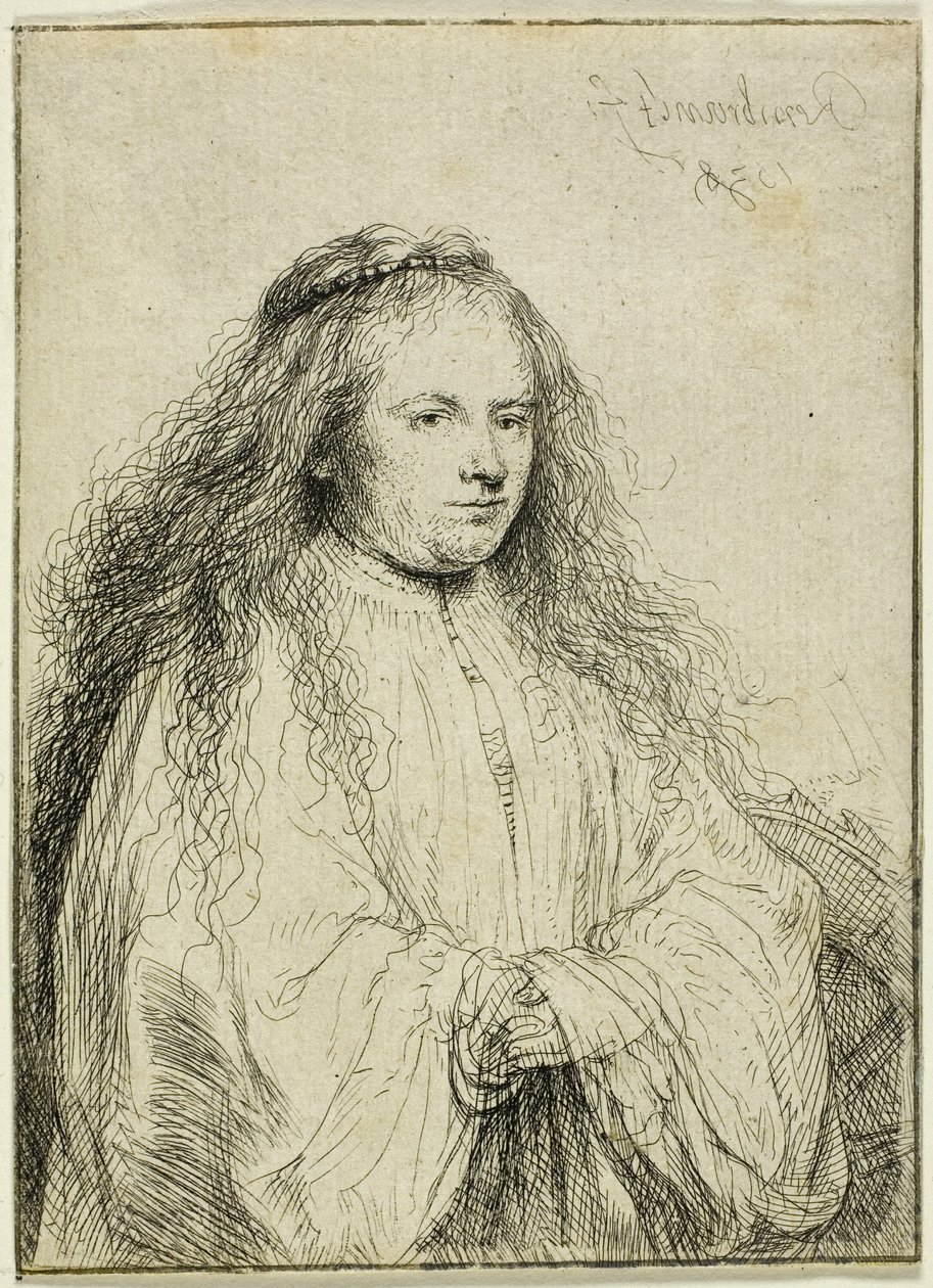 Szent Katalin (A kis zsidó menyasszony) alkotó: Rembrandt van Rijn