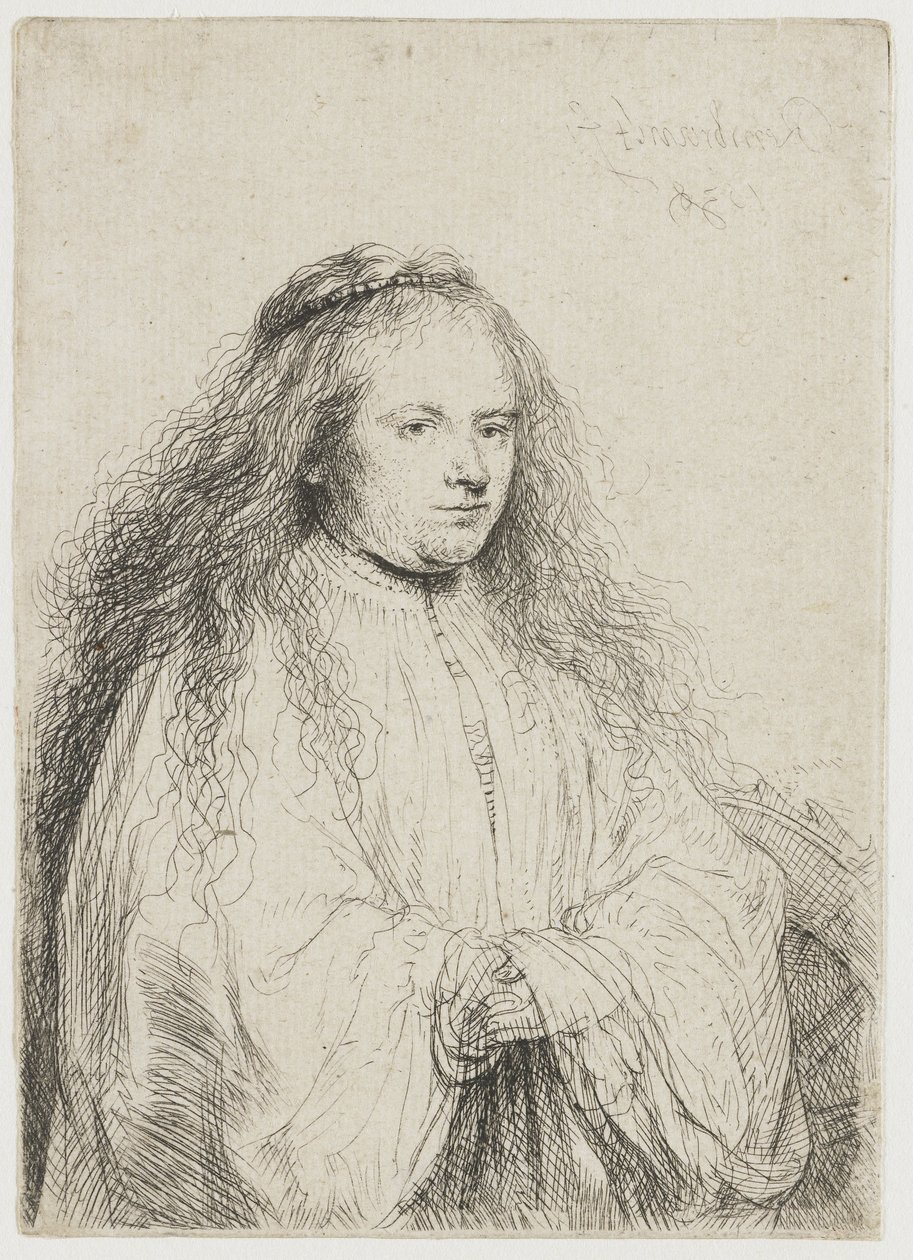 Szent Katalin ("a kis zsidó menyasszony") alkotó: Rembrandt van Rijn