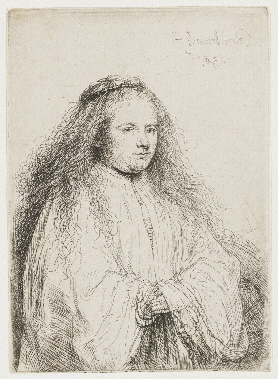 Szent Katalin ("a kis zsidó menyasszony") alkotó: Rembrandt van Rijn