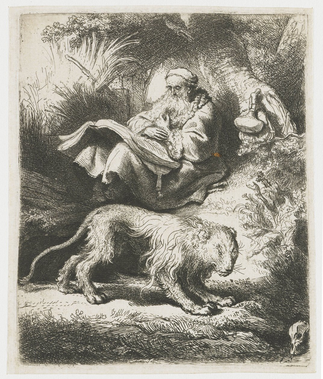 Szent Jeromos olvasmány alkotó: Rembrandt van Rijn