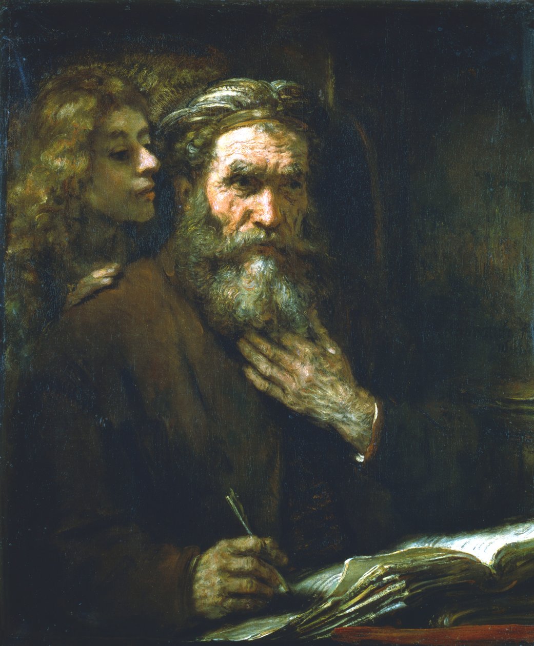 Szent Máté evangélista, 1661 alkotó: Rembrandt van Rijn