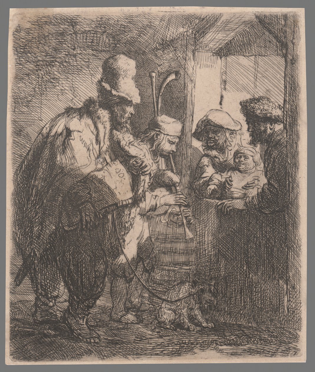 Az eunuch megkeresztelése alkotó: Rembrandt van Rijn