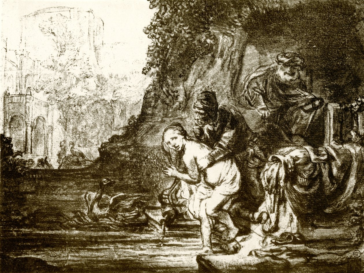 Susanna és a vének alkotó: Rembrandt van Rijn
