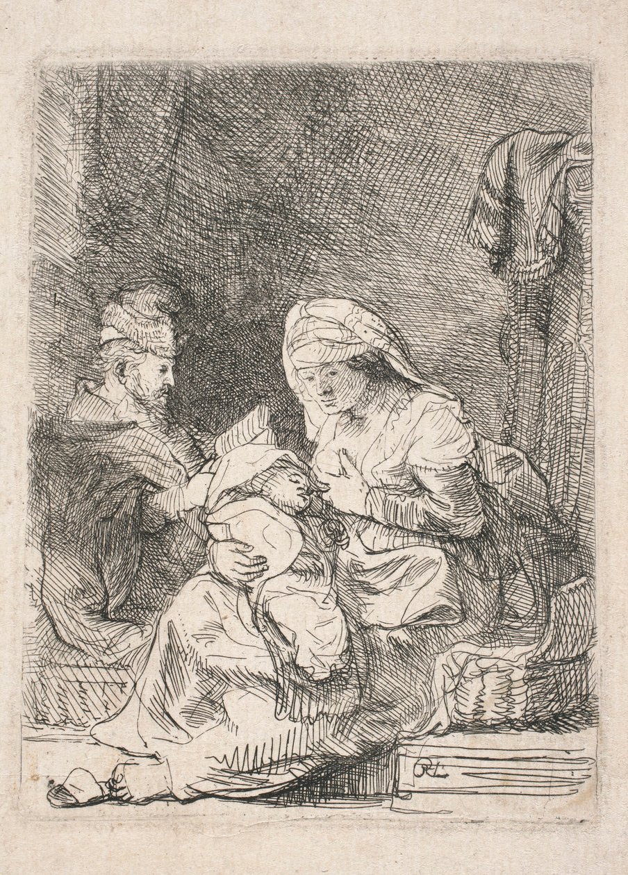 A Szent Család alkotó: Rembrandt van Rijn