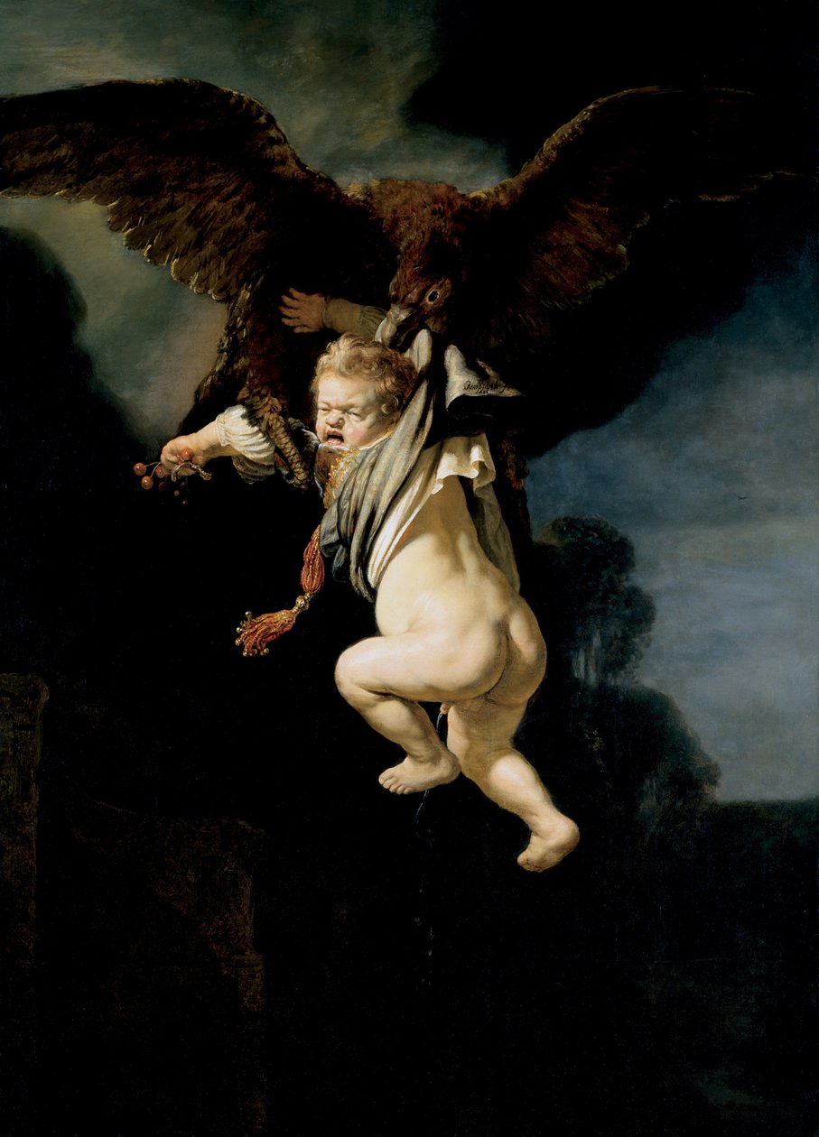 Ganymedes elrablása, 1635 alkotó: Rembrandt van Rijn