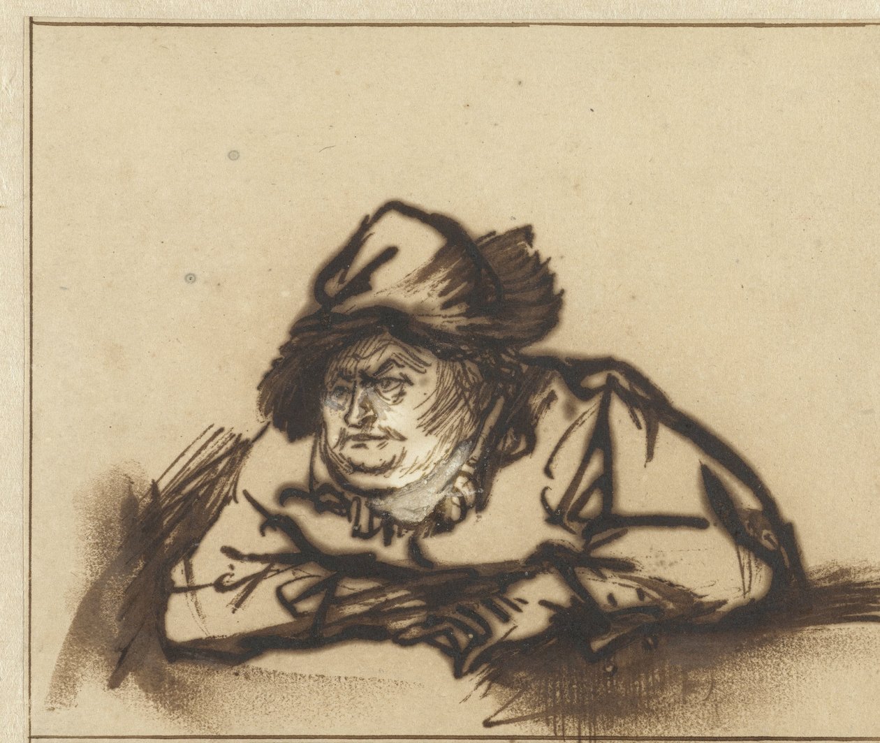 A színész Willem Bartholsz Ruyter, mint paraszt Willem Bartholsz Ruyter színész, mint paraszt alkotó: Rembrandt van Rijn