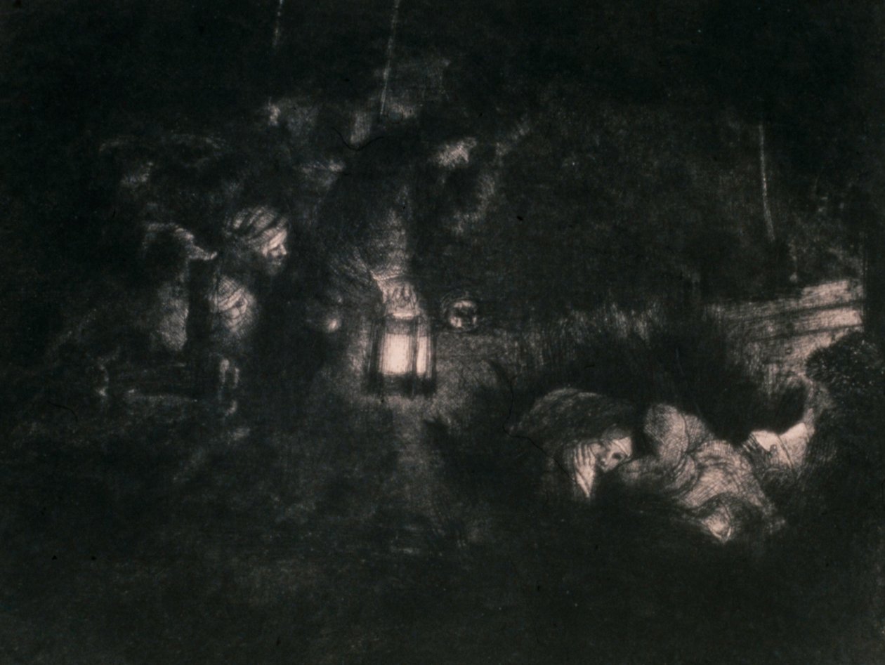 A pásztorok imádása alkotó: Rembrandt van Rijn