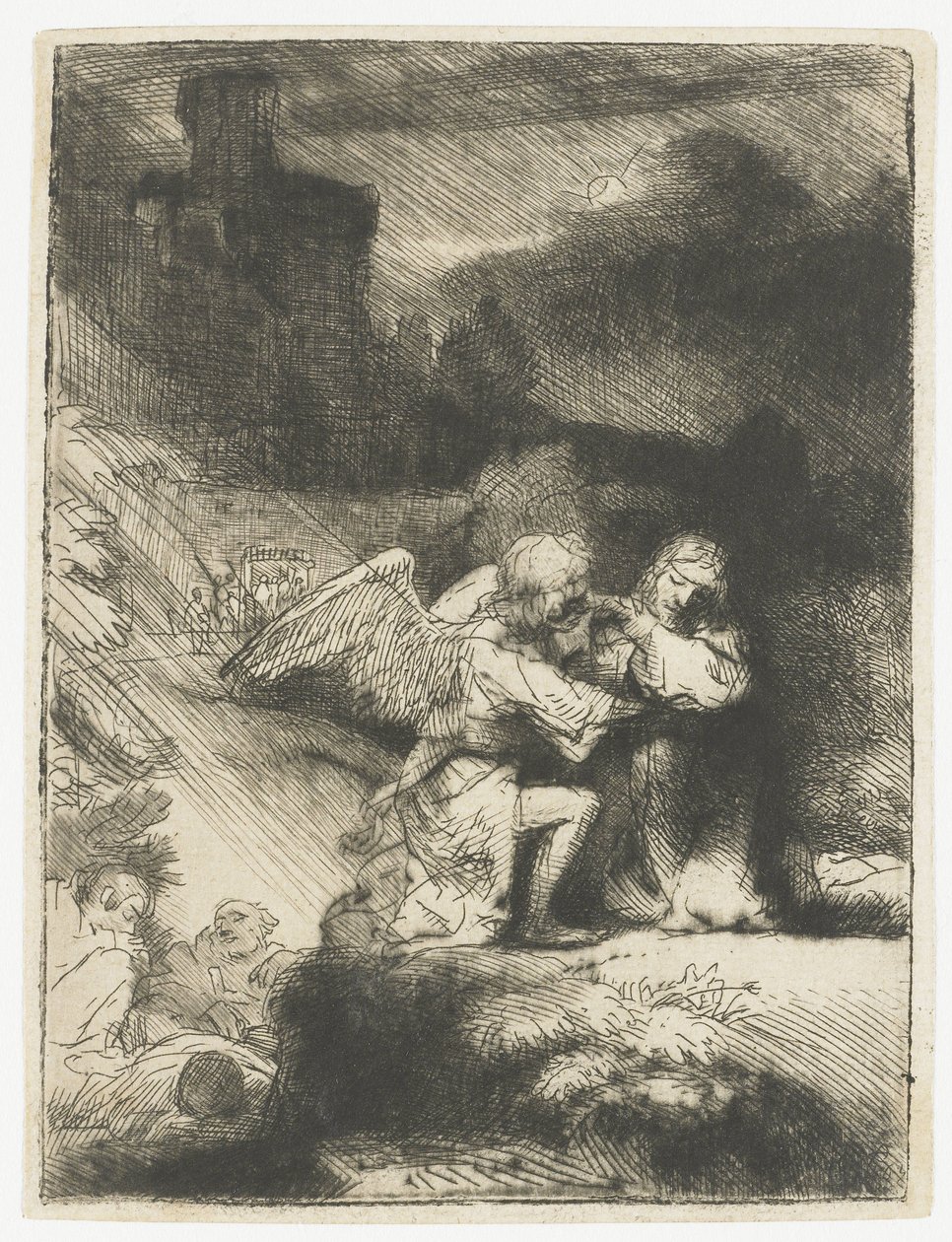 Az agónia a kertben A gyötrelem a kertben alkotó: Rembrandt van Rijn