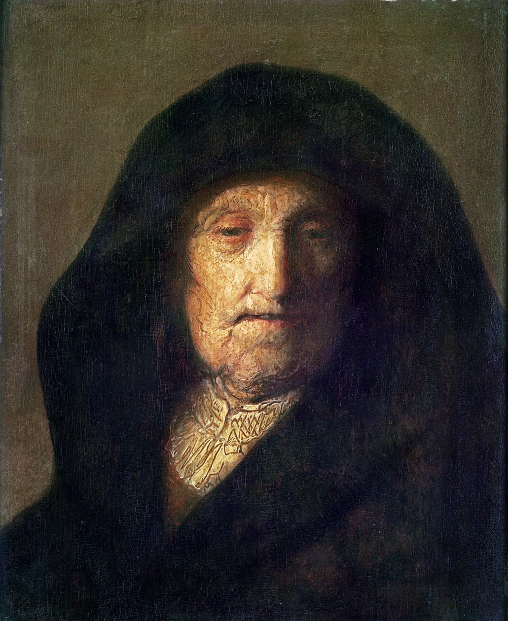 A művész anyja (olaj) alkotó: Rembrandt van Rijn