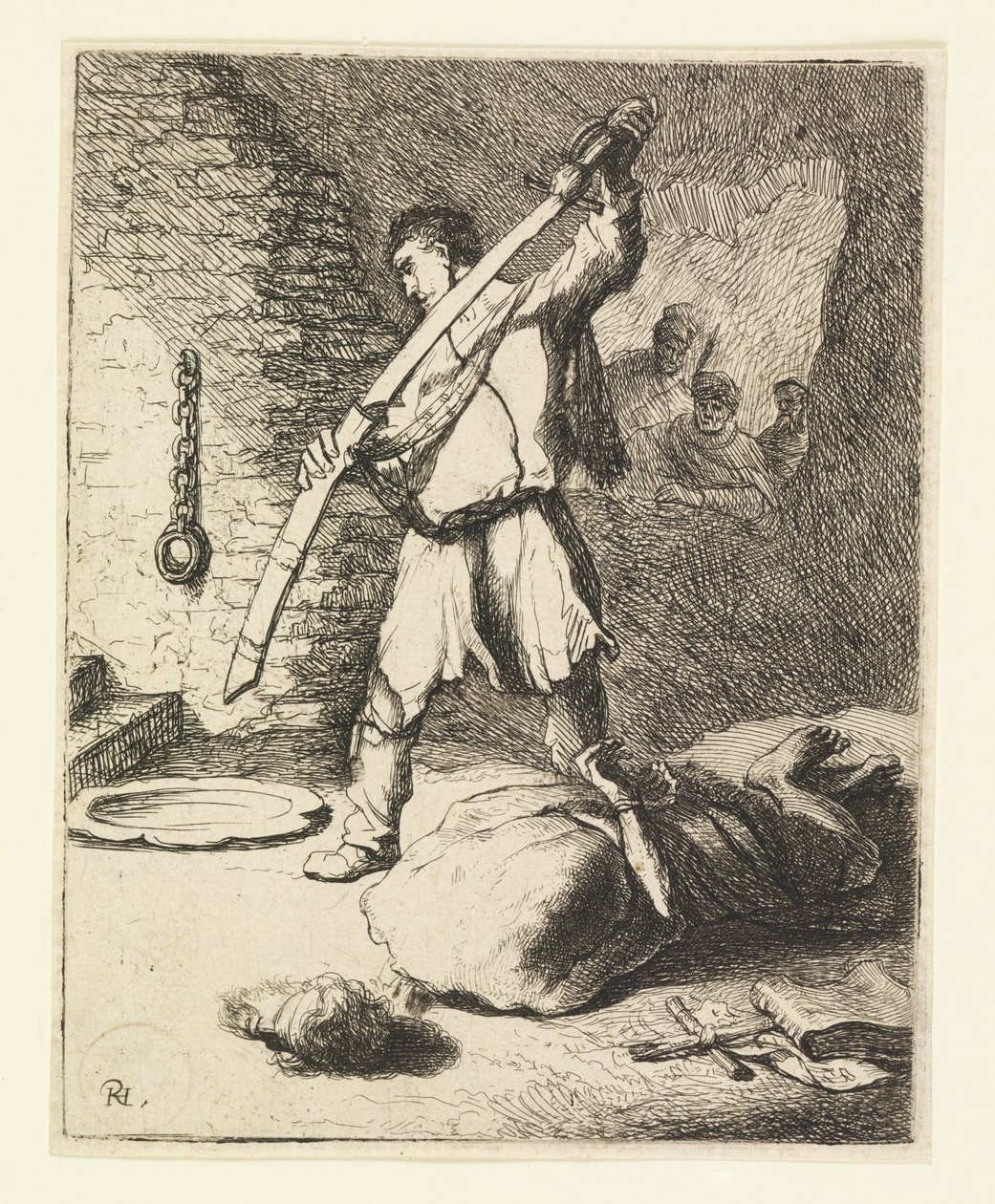 Keresztelő János lefejezése alkotó: Rembrandt van Rijn