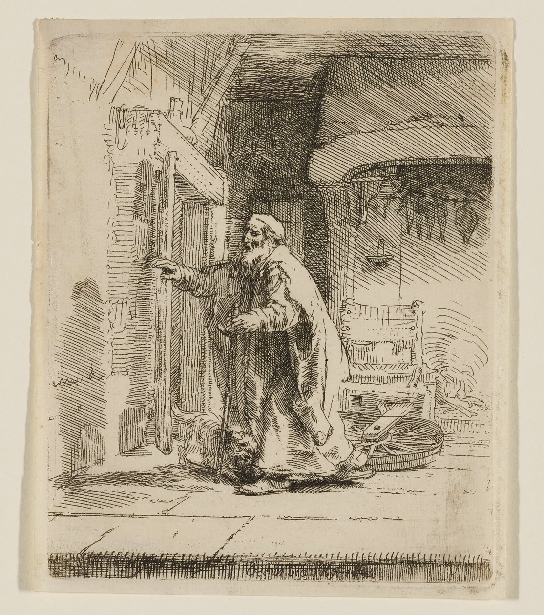 Tobit vaksága alkotó: Rembrandt van Rijn