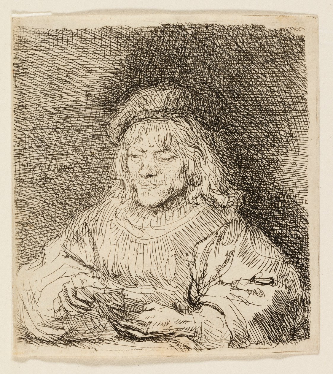 A kártyajátékos alkotó: Rembrandt van Rijn