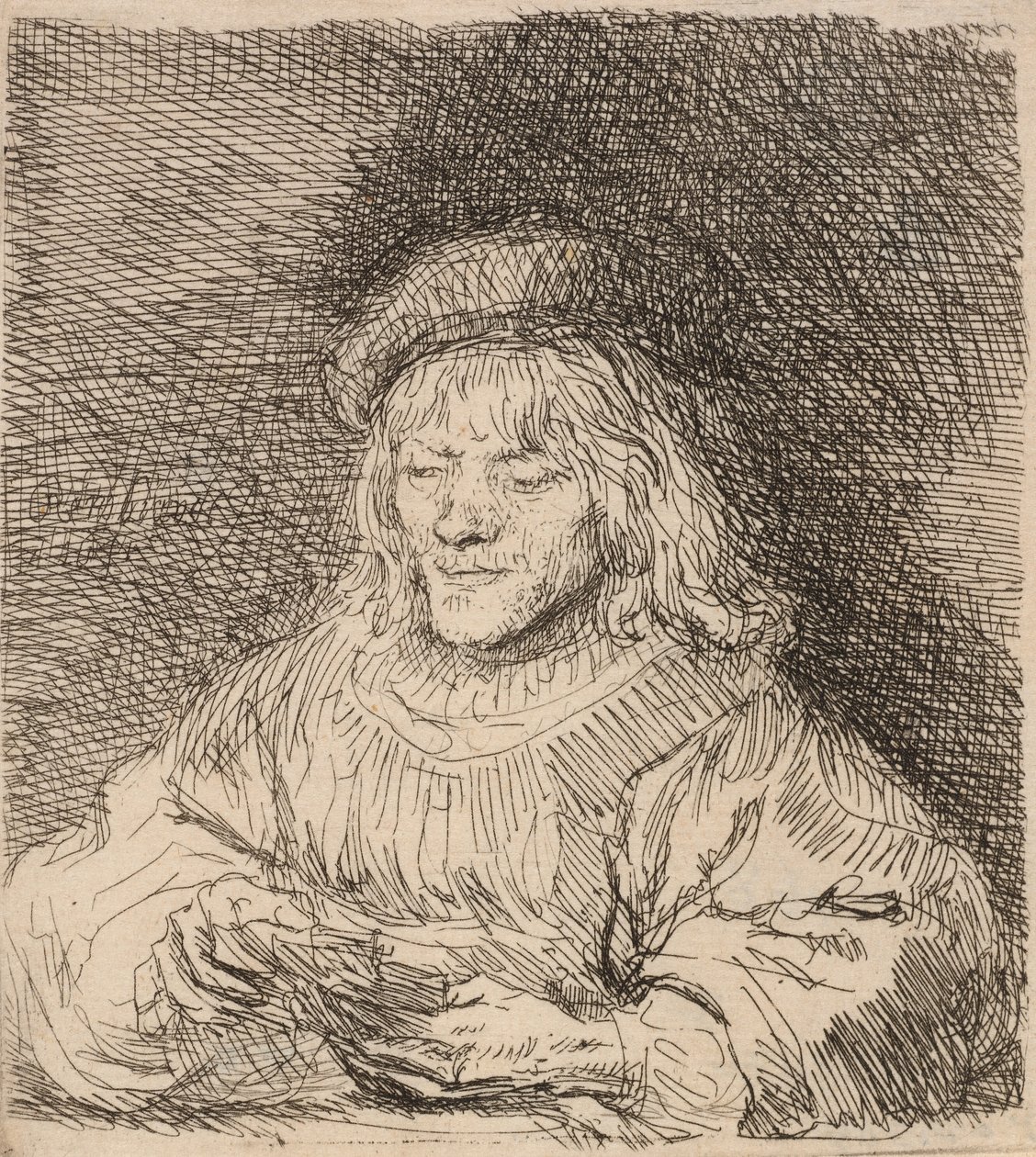 A kártyajátékos, 1641. alkotó: Rembrandt van Rijn