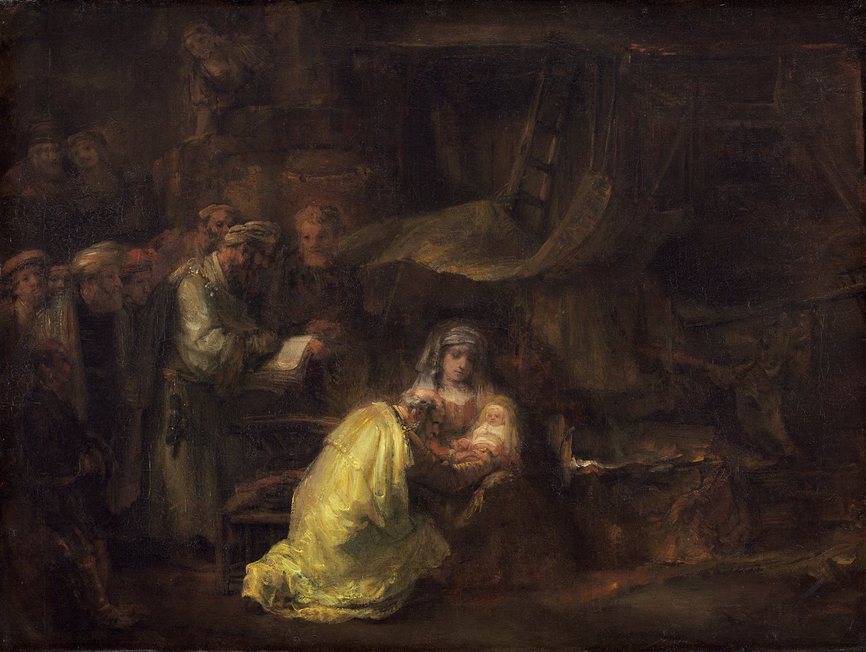 A körülmetélés, 1661 alkotó: Rembrandt van Rijn