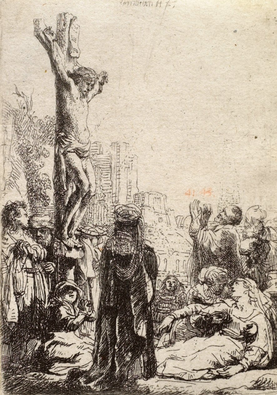 A keresztre feszítés alkotó: Rembrandt van Rijn