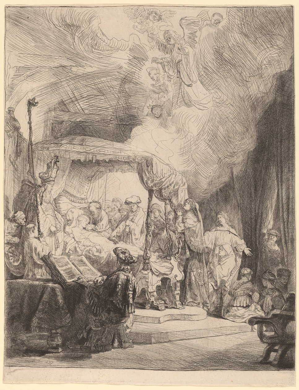 A Szűz halála alkotó: Rembrandt van Rijn