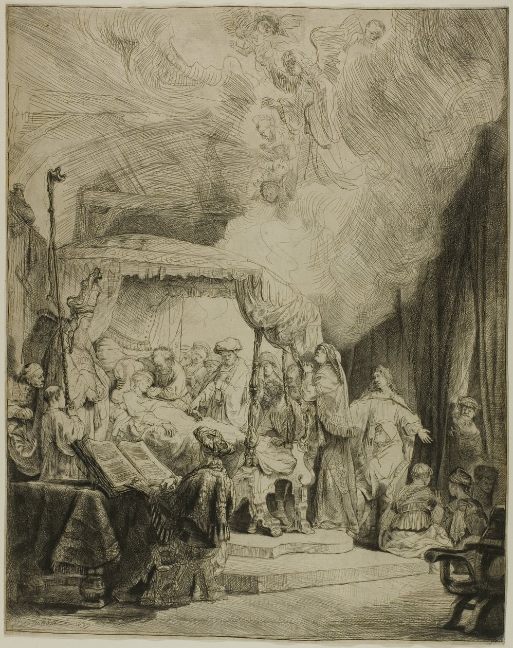 A Szűz halála alkotó: Rembrandt van Rijn