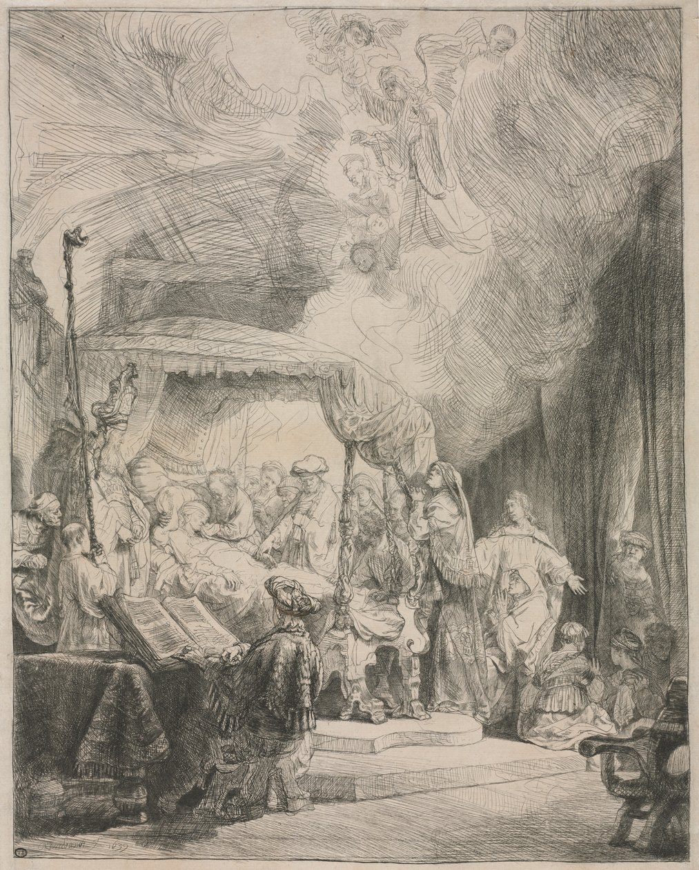 A Szűz halála alkotó: Rembrandt van Rijn