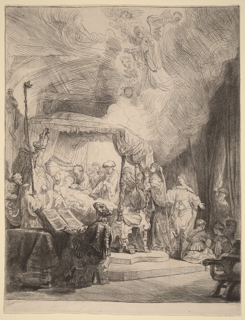 A Szűz halála alkotó: Rembrandt van Rijn
