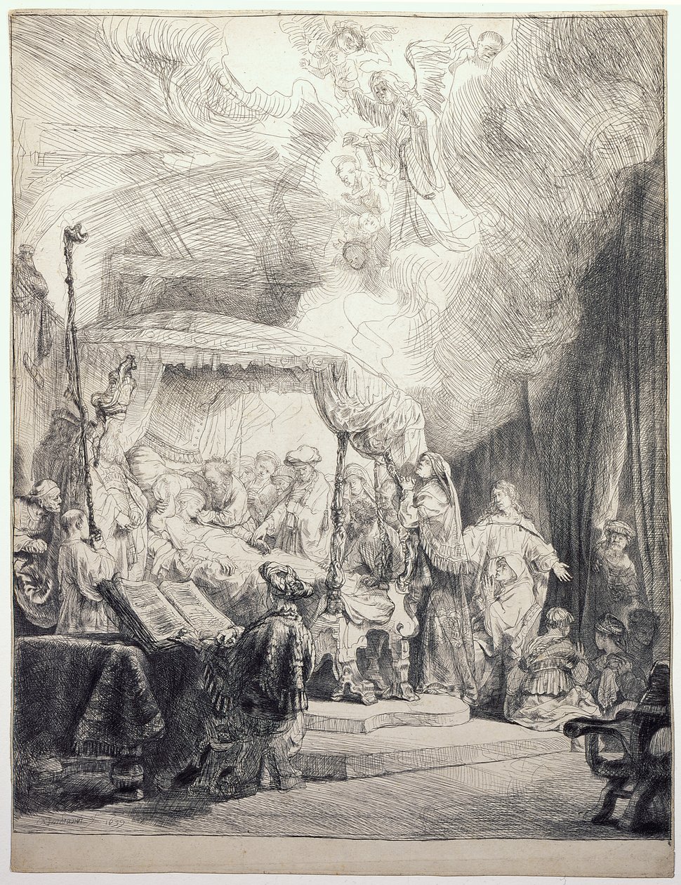 A Szűz halála alkotó: Rembrandt van Rijn