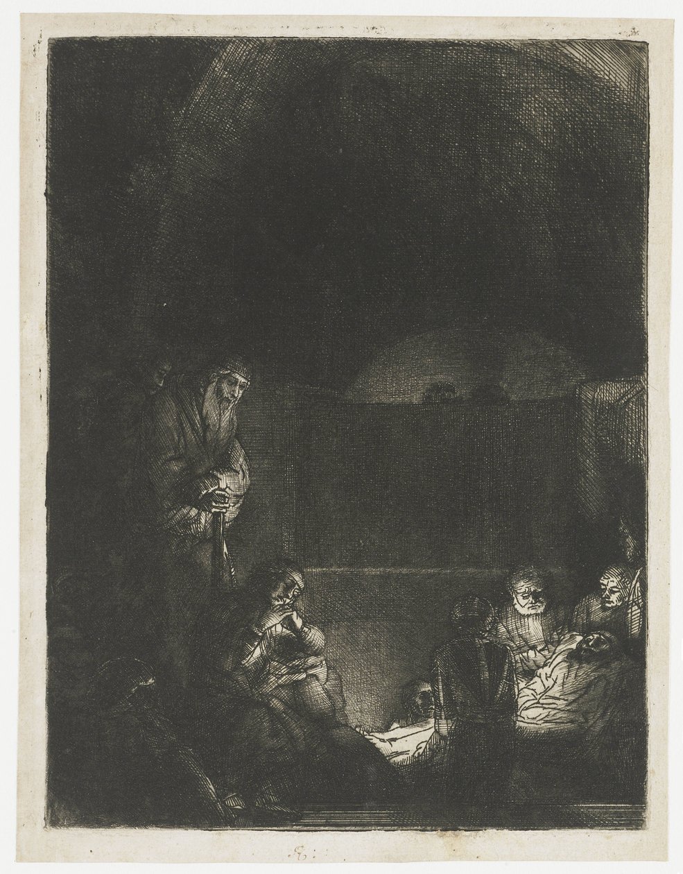 A temetés alkotó: Rembrandt van Rijn