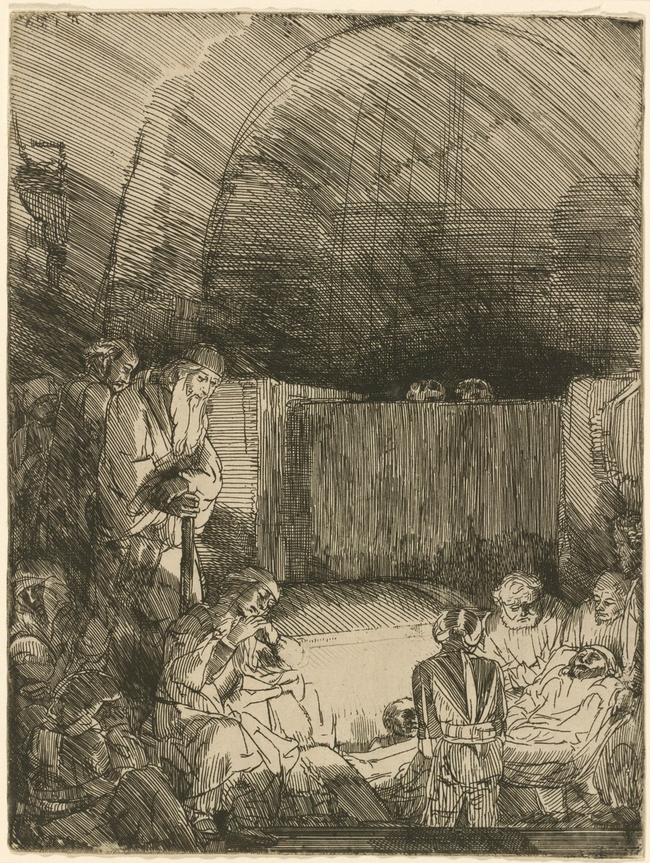 A temetés alkotó: Rembrandt van Rijn