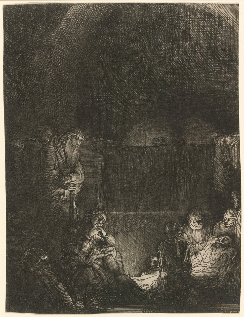 A temetés alkotó: Rembrandt van Rijn