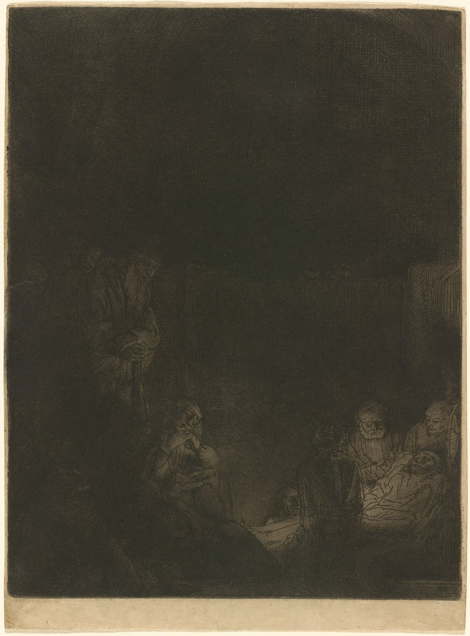 A temetés alkotó: Rembrandt van Rijn