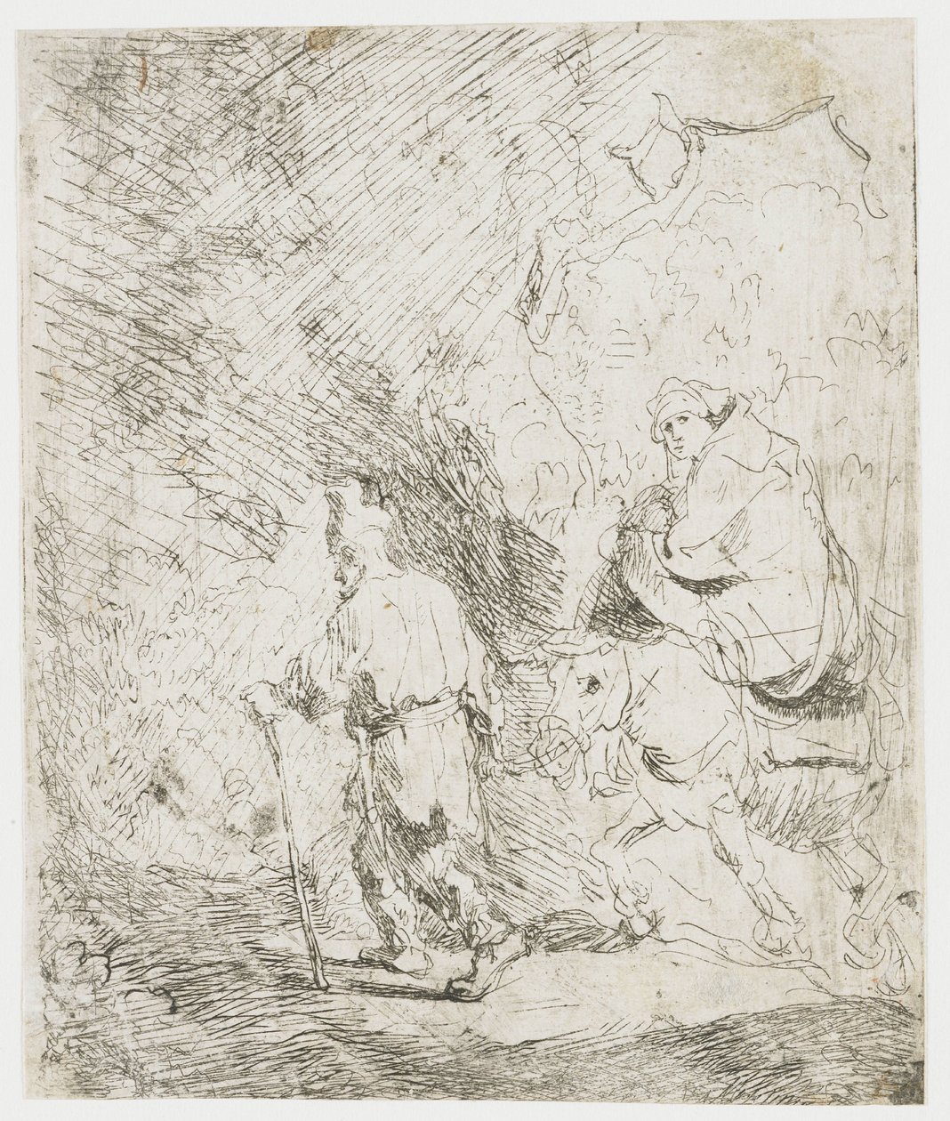 A menekülés Egyiptomba alkotó: Rembrandt van Rijn