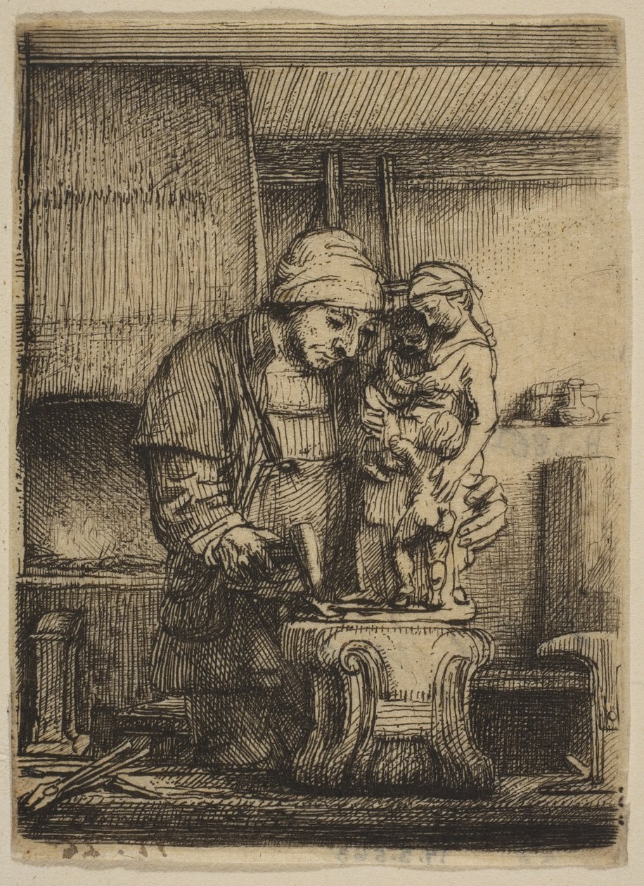 Az ötvös, 1655. alkotó: Rembrandt van Rijn