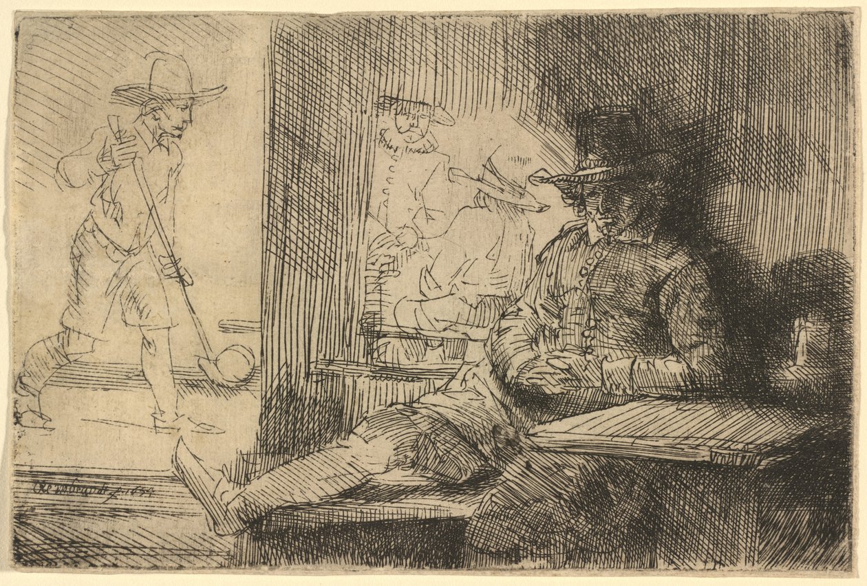 A golfjátékos alkotó: Rembrandt van Rijn