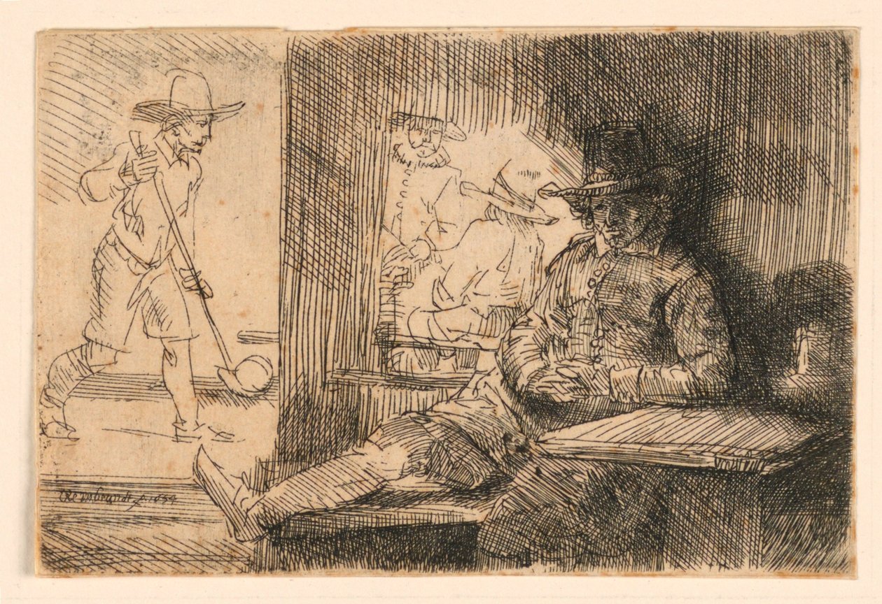 A golfjátékos alkotó: Rembrandt van Rijn