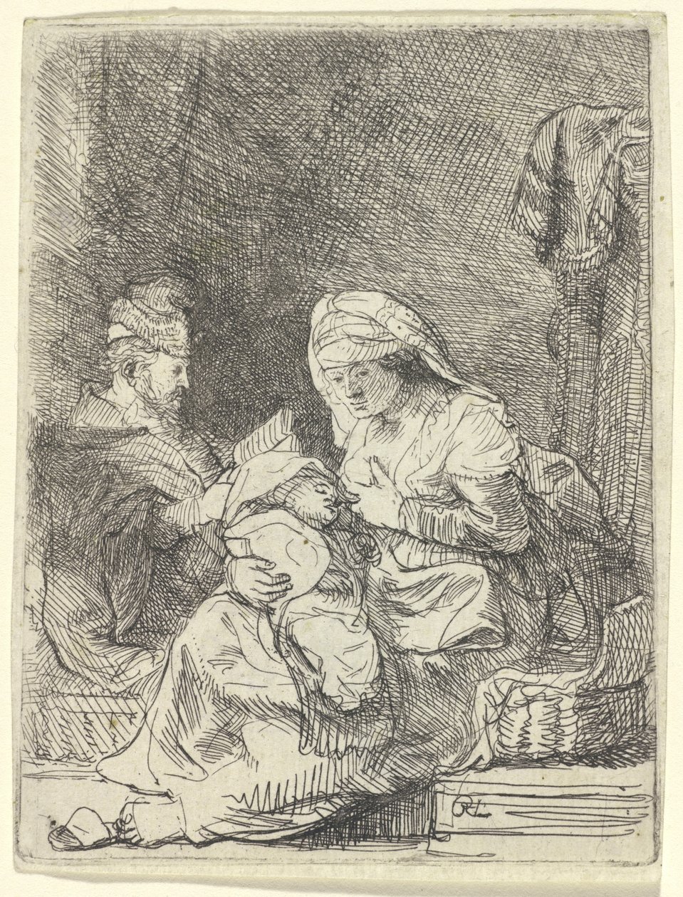 A Szent Család alkotó: Rembrandt van Rijn