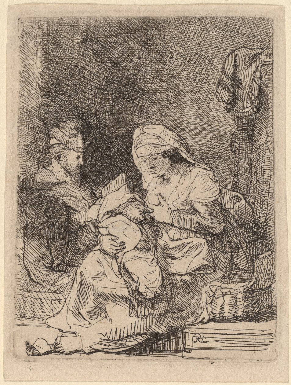 A Szent Család alkotó: Rembrandt van Rijn