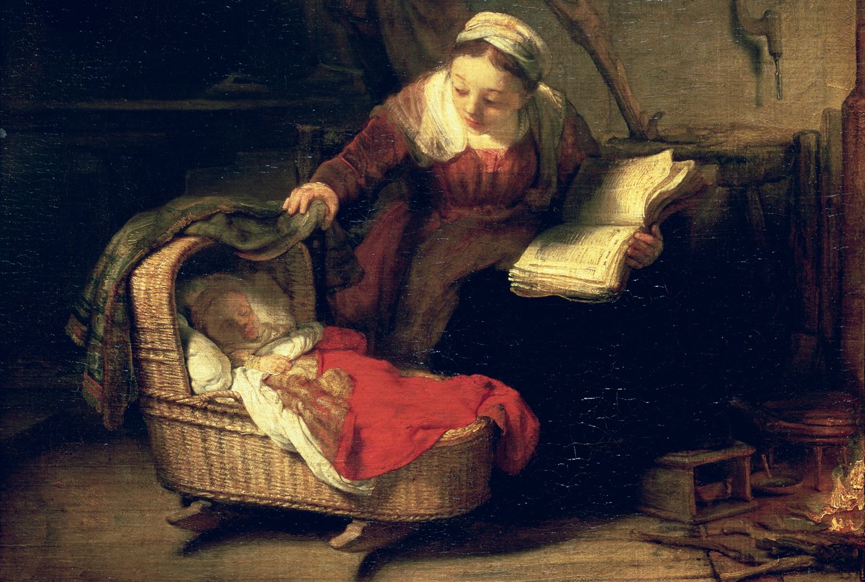 A Szent Család, 1645 körül (38052 részlet) alkotó: Rembrandt van Rijn
