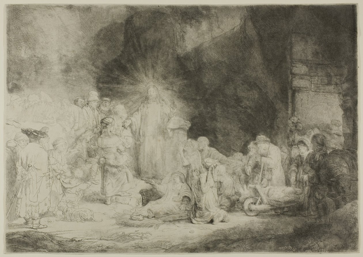 A száz gulden nyomat alkotó: Rembrandt van Rijn