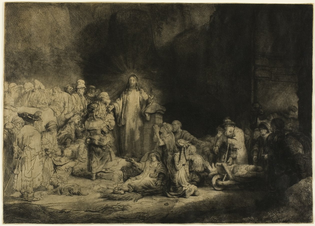 A száz gulden nyomat alkotó: Rembrandt van Rijn