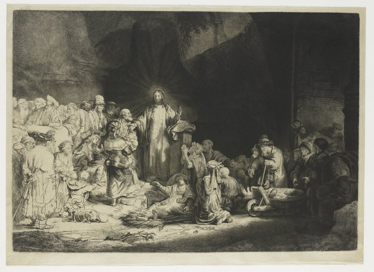 A száz gulden nyomat alkotó: Rembrandt van Rijn
