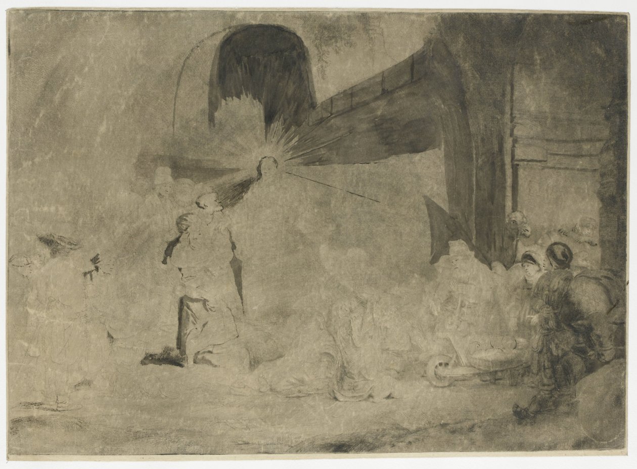 A száz gulden nyomat alkotó: Rembrandt van Rijn