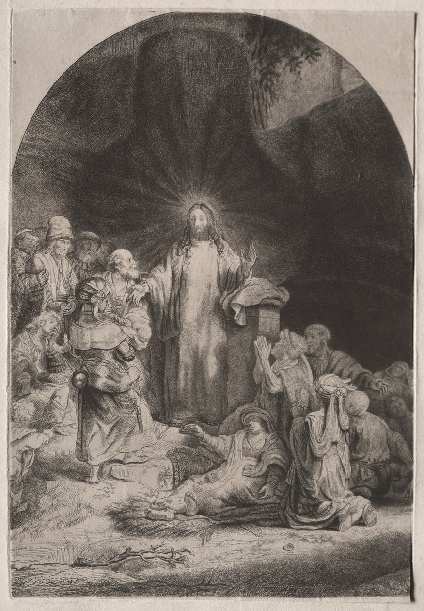 A száz guldenes nyomat c. 1649. alkotó: Rembrandt van Rijn