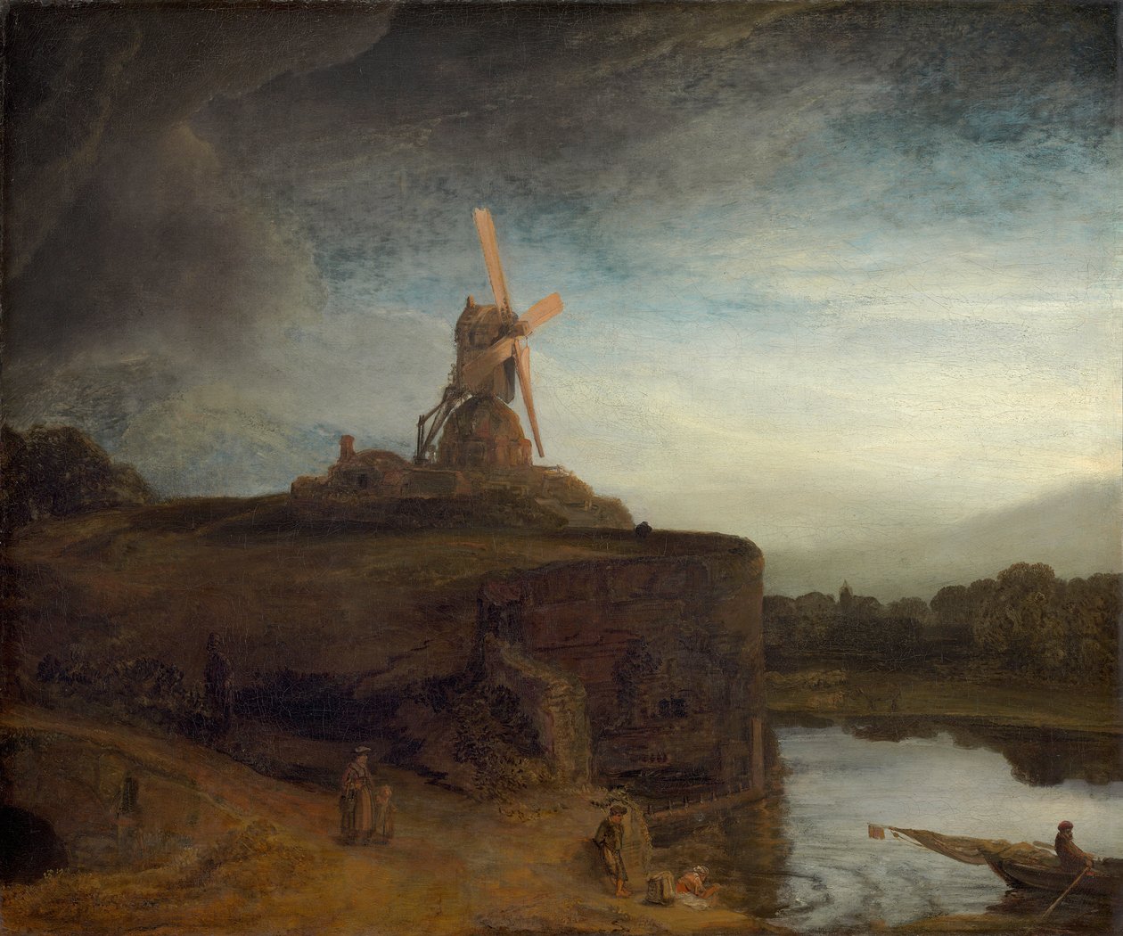 Malom, 1645-48 alkotó: Rembrandt van Rijn