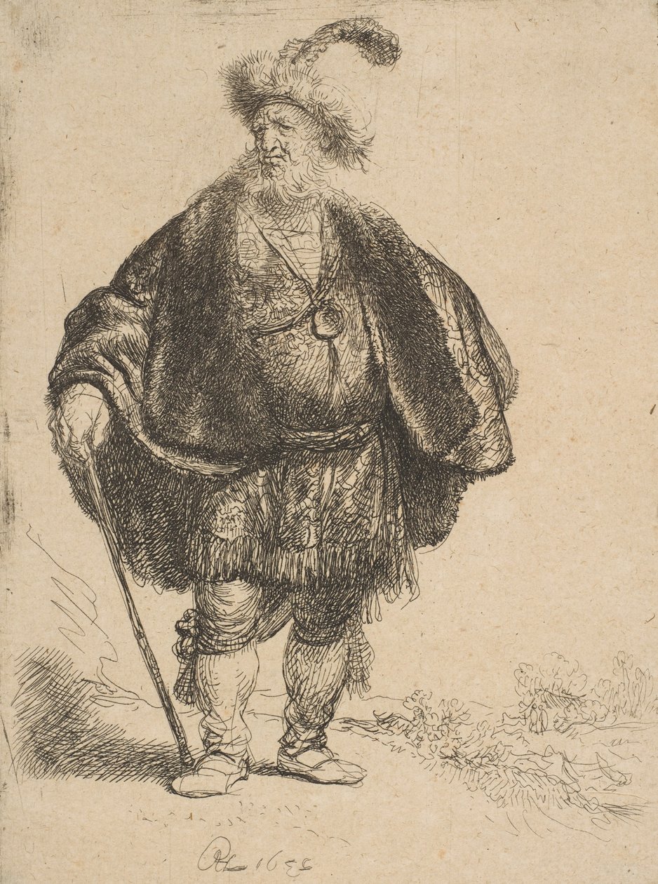 A perzsa, 1632., 1632. alkotó: Rembrandt van Rijn