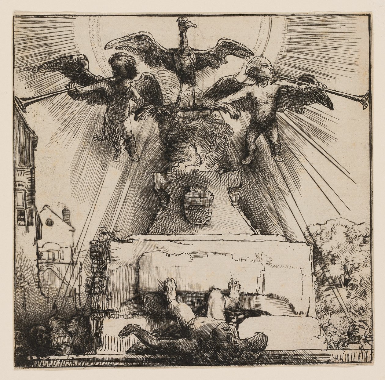 A Főnix vagy a Megdöntött szobor alkotó: Rembrandt van Rijn