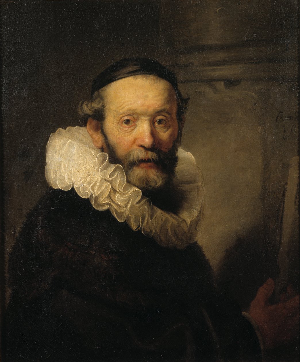 Johannes Uttenbogaert prédikátor, 1633 körül alkotó: Rembrandt van Rijn