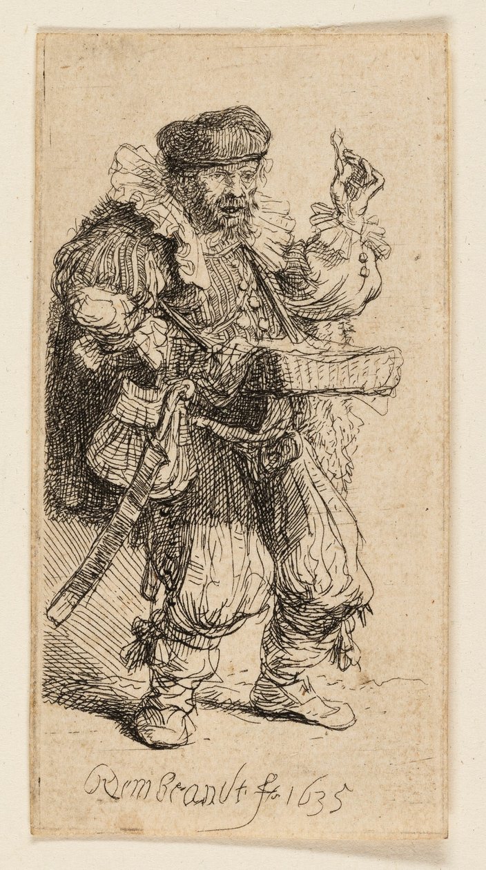 A Quacksalver alkotó: Rembrandt van Rijn