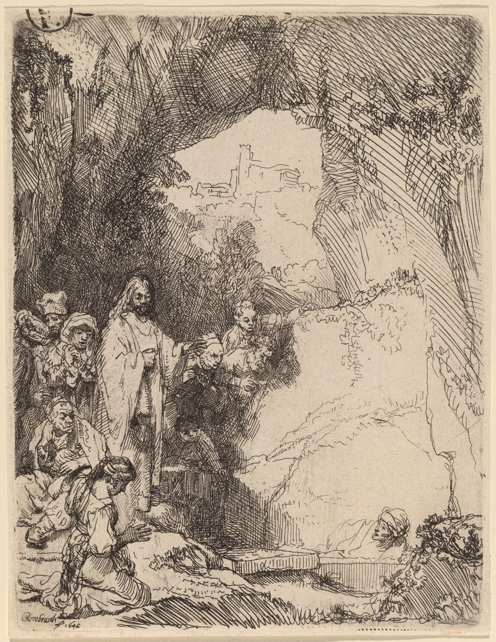Lázár feltámasztása: Kistányér alkotó: Rembrandt van Rijn