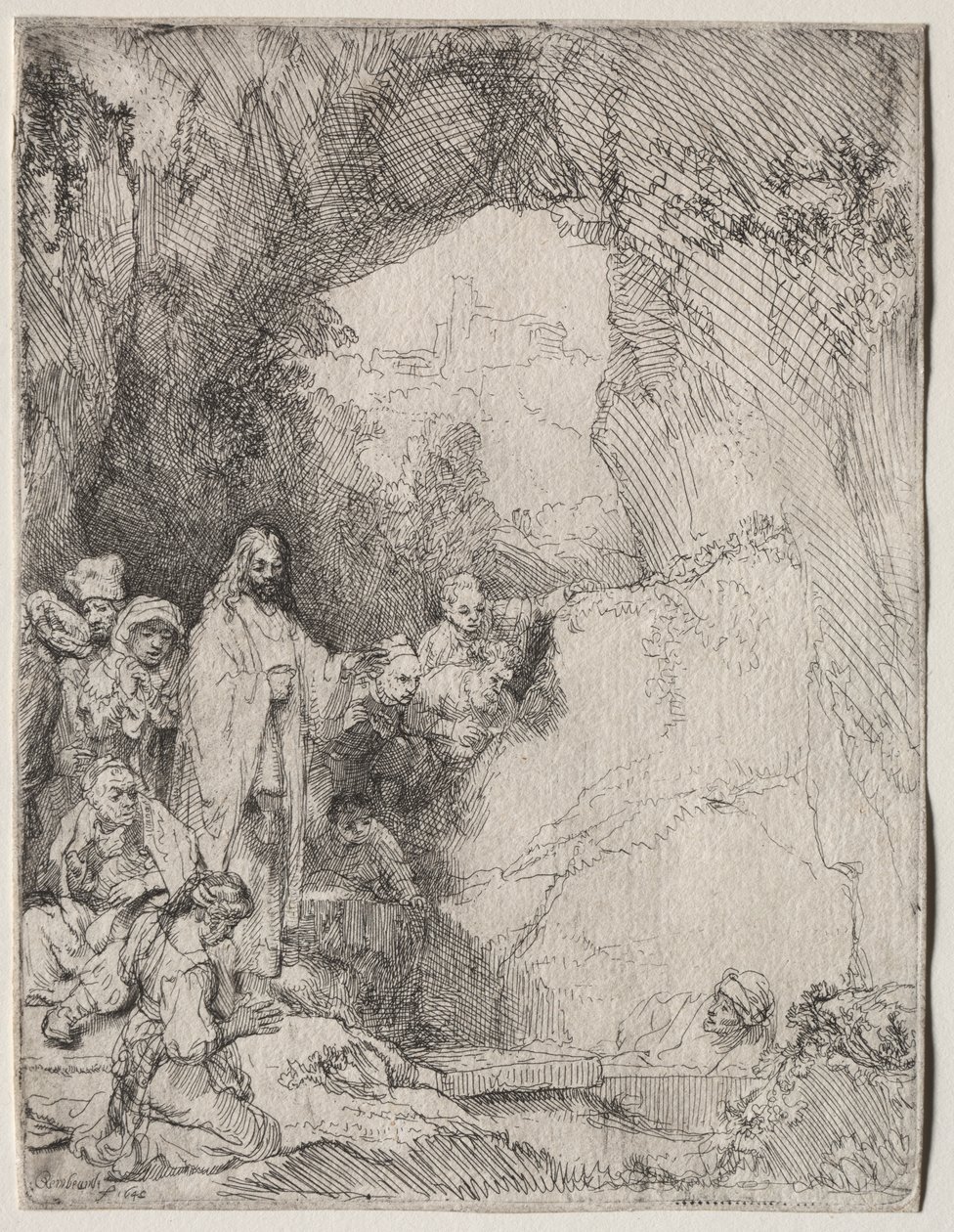 Lázár feltámasztása: Kistányér alkotó: Rembrandt van Rijn