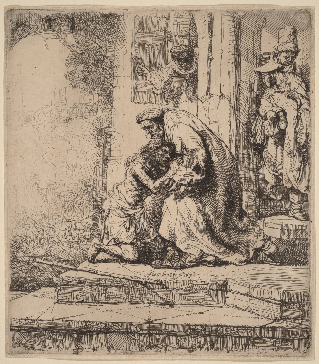 A tékozló fiú visszatérése alkotó: Rembrandt van Rijn