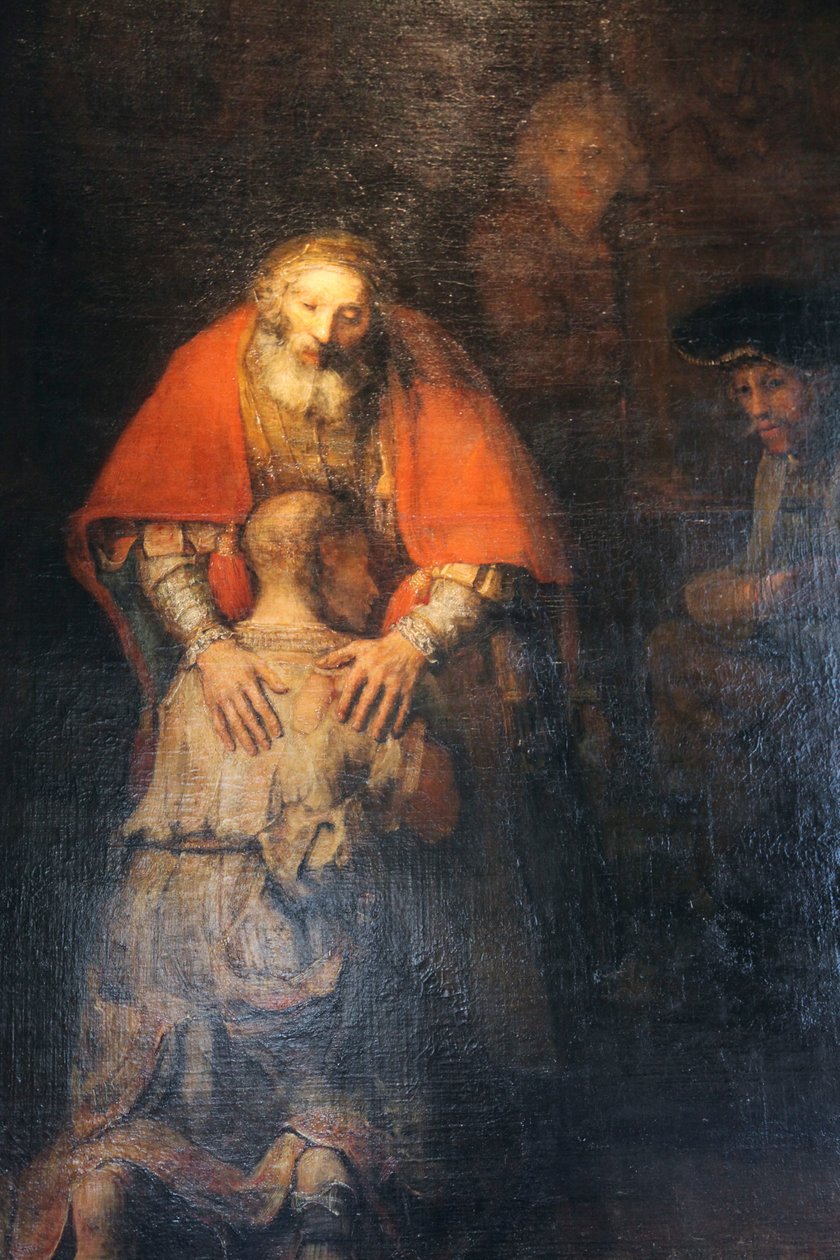 „A tékozló fiú visszatérése”, c1665-c1669 alkotó: Rembrandt van Rijn