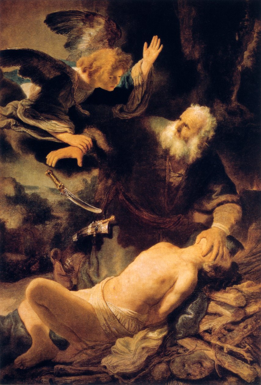 Izsák feláldozása, 1635 alkotó: Rembrandt van Rijn